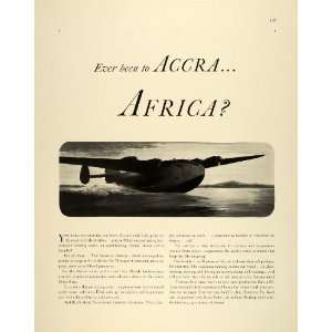  1943 Ad International Salt Pan American Airways Air Transport 