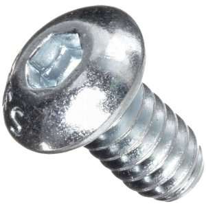 Zinc Plated Alloy Steel Button Head Socket Cap Screw, Hex Socket Drive 