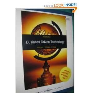  Businessdriven Technology (9780071284783) Baltzan Books