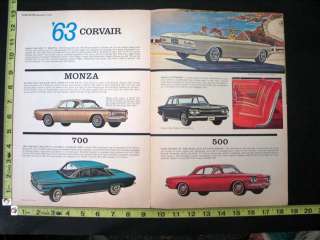 1963 Chevrolet Full Line Showroom Sales Brochure  