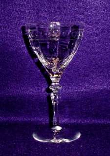 LIBBEY / ROCK SHARPE crystal STEM 2011  23 WINE Glass  