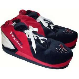 Houston Texans Plush Sneaker Slippers   Medium  Sports 