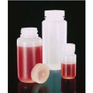 Nalge/Nunc 2103 0008 250 ml 8 oz LDPE Wide Mouth Bottles 43 mm Closure 
