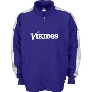  Minnesota Vikings Purple Coaches Tactical 1/4 Zip Fleece 