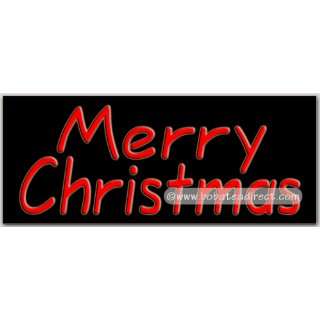 Merry Christmas Neon Sign Grocery & Gourmet Food