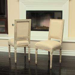 Weathered Oak Dining Chairs (Set of 2)  