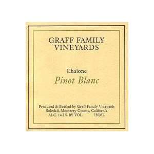  Graff Family Vineyards Pinot Blanc Chalone 2006 750ML 