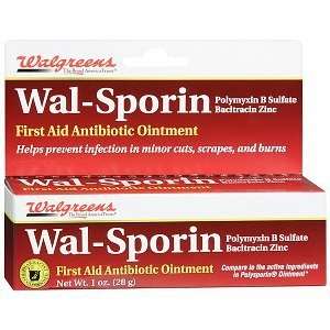   Wal Sporin First Aid Antibiotic Ointment, 1 oz