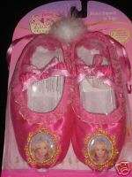 12 Dance Princess Costume Fancy Slippers w/ Carry Tote  