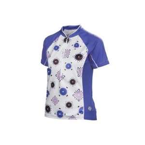 Descente 2008 Womens Genesis Short Sleeve Cycling Jersey   Symetrical 