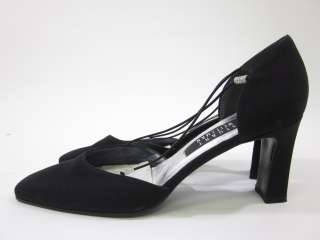 STUART WEITZMAN Black Strappy Heels Shoes Sz 8.5 AA  