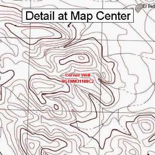   Map   Corner Well, New Mexico (Folded/Waterproof)