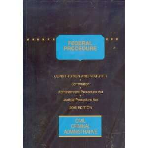  Federal Procedure Constitution and Statutes   Constitution of the 