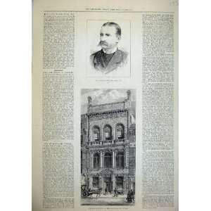  Major John Cook 1880 Building Art Union London Print