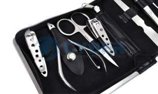 Stainless Steel Nail Clippers Manicure Pedicure Set  