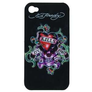  iPhone 4 Black Cover Ed Hardy Love Kills Toys & Games