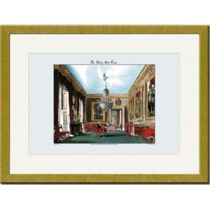    Gold Framed/Matted Print 17x23, The West Ante Room