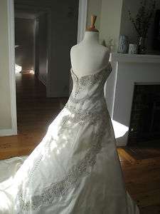 PL 214 Platinum for Priscilla of Boston New Wedding Dress  