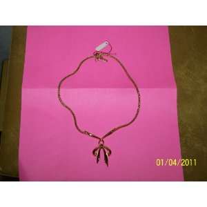  MONET Herringbone Necklace(ribbon bow tie)   approx. 15 