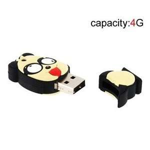    4GB Lovely Put Out Tongue Flash Drive (Yellow) Electronics