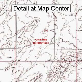 USGS Topographic Quadrangle Map   Chalk Hills, Idaho (Folded 