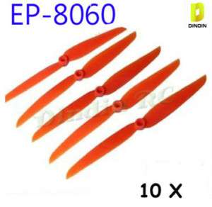 10pcs New EP 8060 Airplane Propellers Prop  