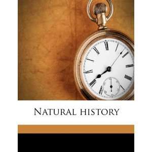  Natural history (9781179436869) Richard A Pimentel Books