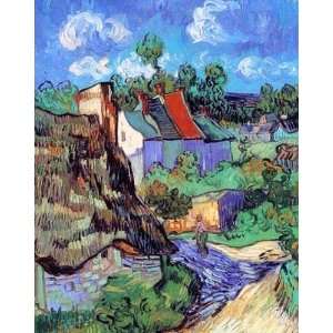    Houses at Auvers Vincent van Gogh Hand Painted Art