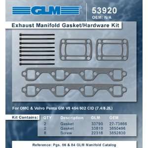  EXHAUST GASKET/HARDWARE SET  GLM Part Number 53920 