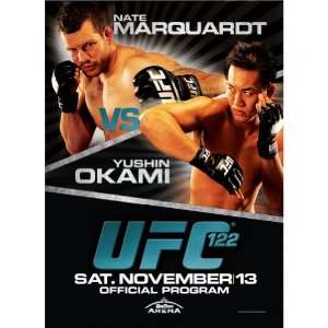  UFC 122 Official Program 