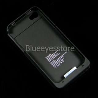 New 1900mAh Black Rechargeable Backup Battery Charger Case Cover For 