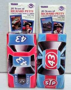 20 yrs of Richard Petty Collectable Race Cards Set of 2  