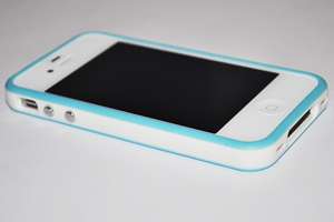   Premium TPU iPhone 4 4S Bumper Case Frame Cover Full Edge Protect
