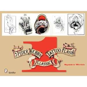  Spider Webbs Classic Tattoo Flash Book 1 (Bk.1 