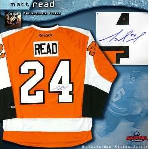  Matt Read Philadelphia Flyers Autographed/Hand Signed 