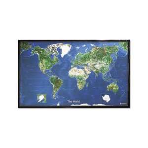  AMERICAN MAP World Satellite Photo Map, 38 x 50 (Case of 4 