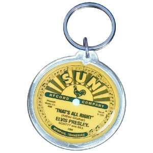 Sun Records Thats All Right/ Blue Moon Keychain