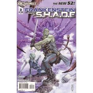  Frankenstein Agent Of S.H.A.D.E. #3 Jeff lemire Books