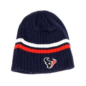  NFL Houston Texans Twin Striped Ribbed Beanie Sports 