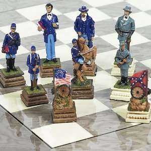  American Civil War Chessmen Toys & Games