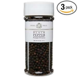 India Tree Pepper Tellicherry, 4.5 Ounce (Pack of 3)  