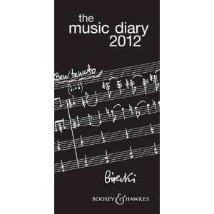  Music Diary 2012 Black (9780851626406) Richard Whitehouse Books