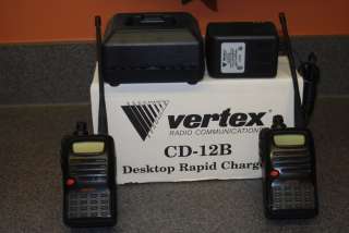 VERTEX VX 10 UHF 2 WAY RADIOS WITH CHARGER  