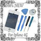 FOR WHITE IPHONE 4G LCD TOUCH DIGITIZER SCREEN ASSEMBLY