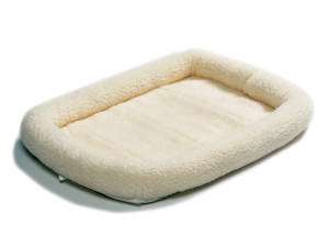 MIDWEST QUIET TIME FLEECE DOG CRATE BED 48 QT40248 NEW  