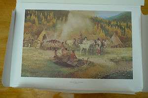 John Clymer Pride of the Nez Perce LE Print 510/750  