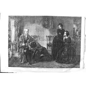    1858 FAMILY HOME SCENE PRODIGAL SON RETURN FINE ART
