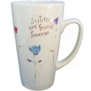  Sisters are friends forever Latte Mug