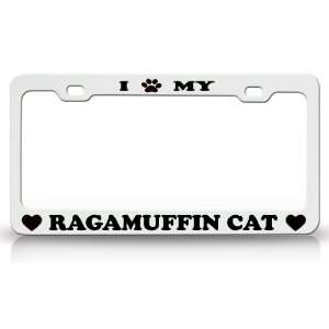  I PAW MY RAGAMUFFIN Cat Pet Animal High Quality STEEL 