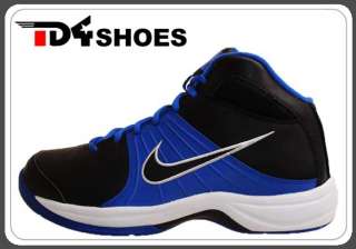 Nike The Overplay VI 6 Black Varsity Royal Blue Mens Basketball Shoes 